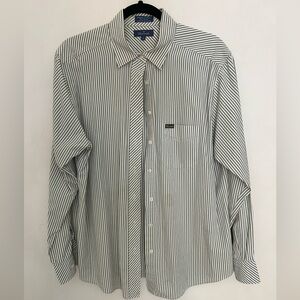 button up striped shirt (womens)